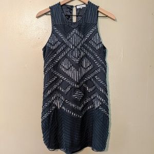 PARKER beaded dress size small.